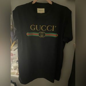 Gucci black t-shirt szM